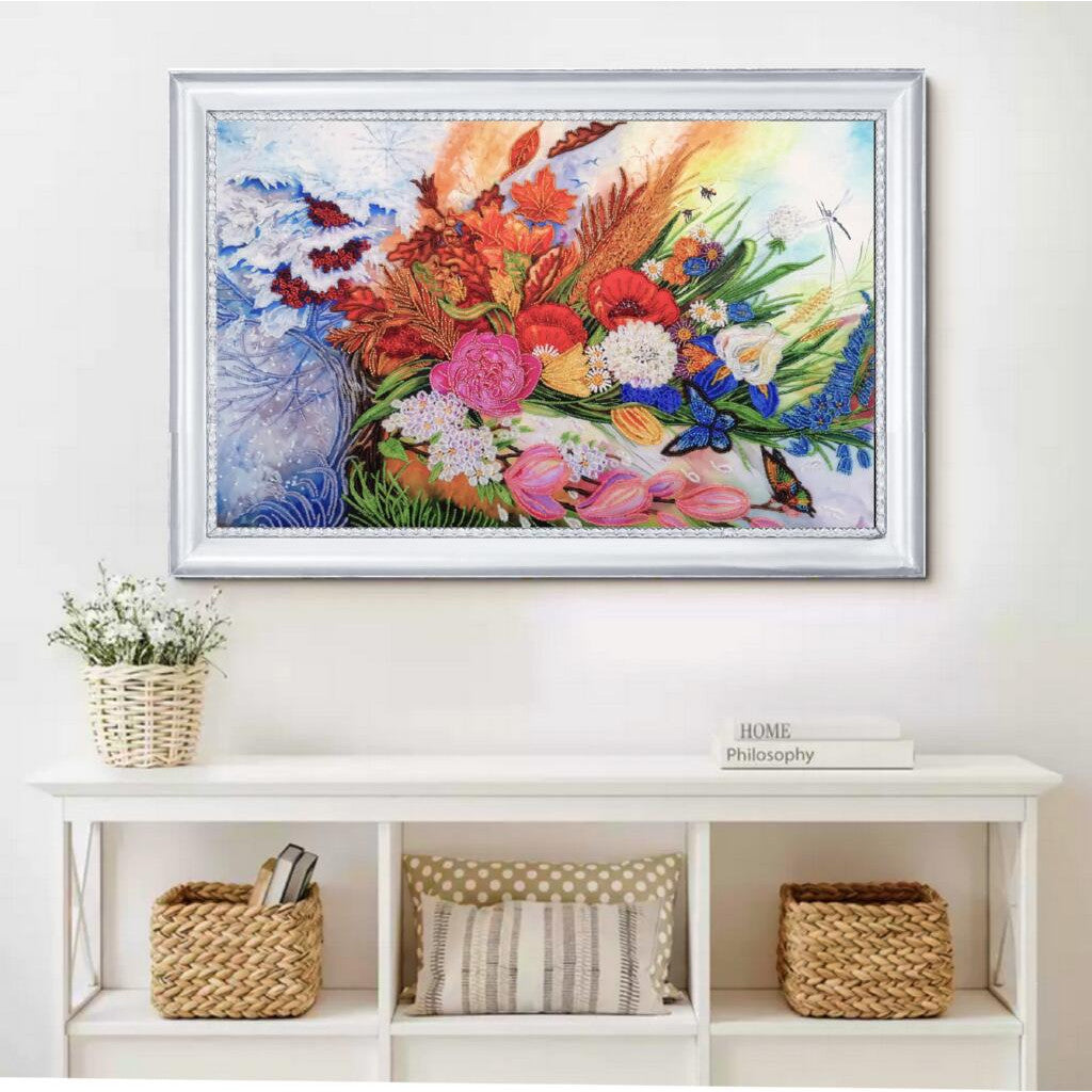 Bead Embroidery Kit "Seasons" DIY