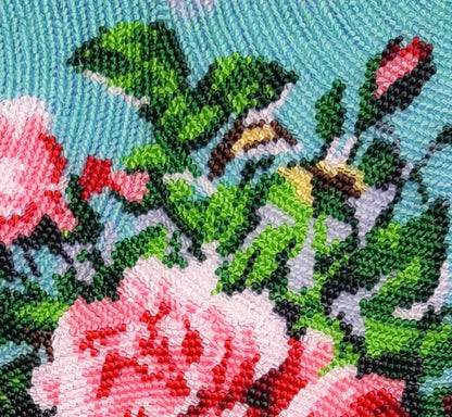 Full Bead Embroidery Kit "Fragrance of Roses" DIY