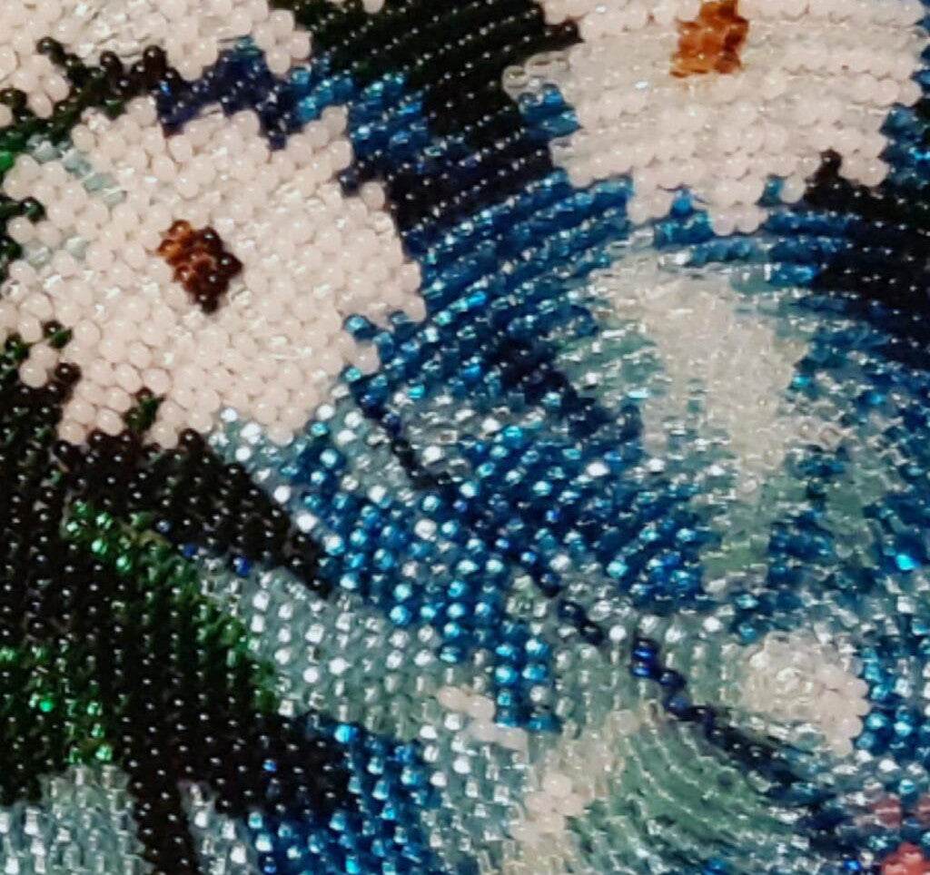 Full Bead Embroidery Kit "Daisies" DIY