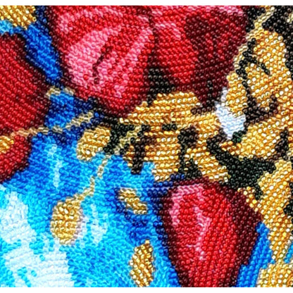 Bead Embroidery Kit "Poppies (V. Van Gogh)" DIY