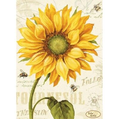 Bead Embroidery Kit Sunflower DIY Beads needlepoint Beads stitching Beadwork