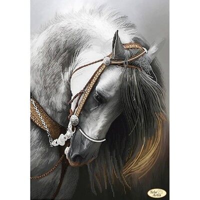 Bead Embroidery Kit Horse DIY Bead needlepoint Bead stitching Beadwork 