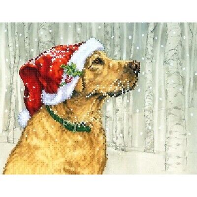 Bead Embroidery Kit Dog DIY Bead needlepoint Bead stitching Beadwork