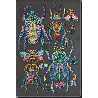 Bead Embroidery Kit Beetles Beaded stitching Bead needlepoint DIY