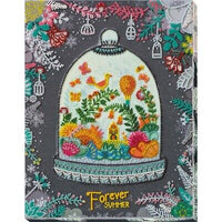 Bead Embroidery Kit Summer forever Beaded stitching Bead needlepoint DIY