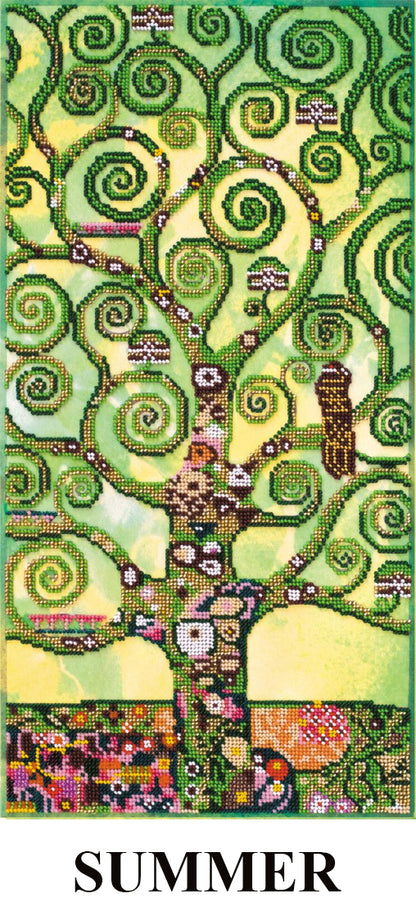 Bead Embroidery Kit The tree of life DIY Abris Art