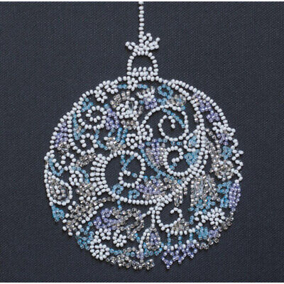 Bead Embroidery Kit Lace ball Bead stitching Bead needlepoint DIY