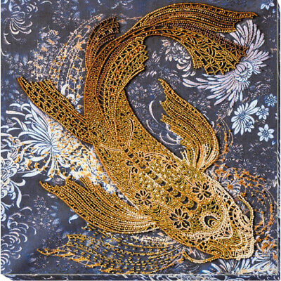 Bead Embroidery Kit Money fish Beaded stitching Bead needlepoint