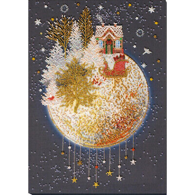 Bead Embroidery Kit Christmas tale Bead stitching Bead needlepoint DIY