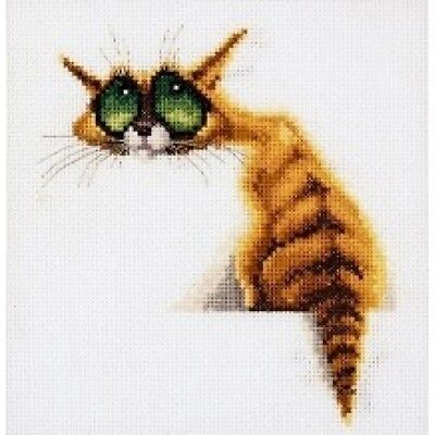 Counted Cross Stitch Kit Cat DIY Unprinted canvas