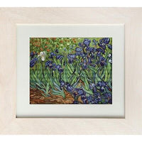 Gobelin kit Tapestry embroidery Kit Irises Luca-S DIY Unprinted canvas