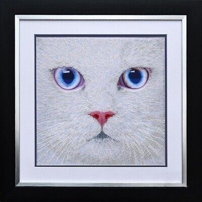 Bead Embroidery Kit Cat DIY Tela Artis