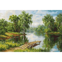 Gobelin kit Tapestry embroidery Kit Landscape Luca-S DIY Unprinted canvas