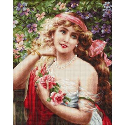 Gobelin kit Tapestry embroidery Kit Lady Luca-S DIY Unprinted canvas