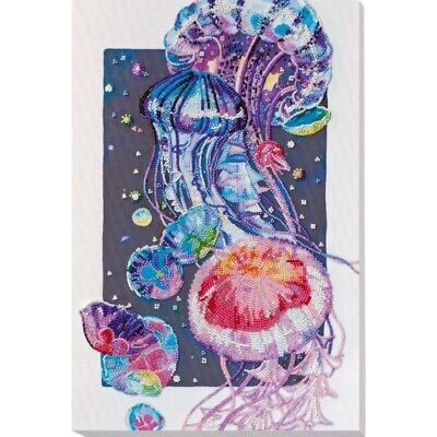 Bead Embroidery Kit Jellyfish Beaded stitching Bead needlepoint DIY