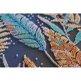 Bead Embroidery Kit Tropical night Beaded stitching Bead needlepoint Beadwork