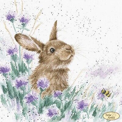 Bead Embroidery Kit Little hare Bead needlepoint Beaded stitching Beadwork DIY