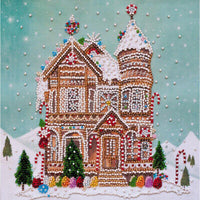 Bead Embroidery Kit Christmas Bead stitching Bead needlepoint DIY