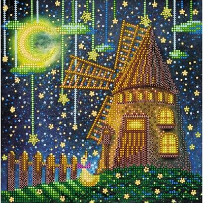 Bead Embroidery Kit Starry dawn Bead stitching Bead needlepoint DIY