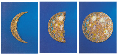 Bead Embroidery Kit Moon DIY Abris Art