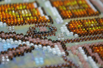 Bead Embroidery Kit Winter DIY Abris Art