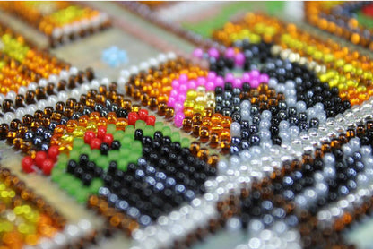 Bead Embroidery Kit Winter DIY Abris Art