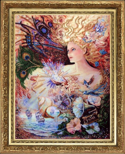 Bead Embroidery Kit Magic Crystal DIY