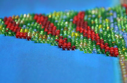 Bead Embroidery Kit Christmas DIY Abris Art