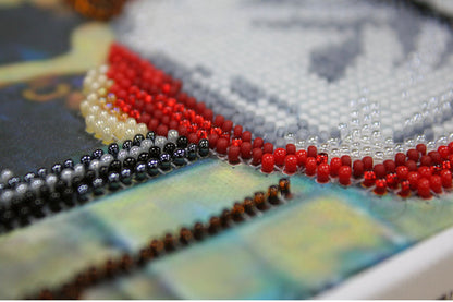 Bead Embroidery Kit Christmas DIY Abris Art