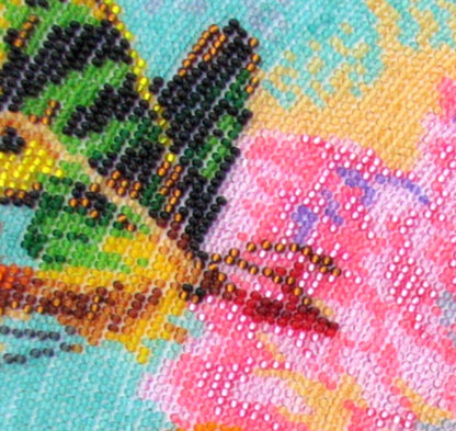 Full Bead Embroidery Kit "Fragrance of Peonies" DIY