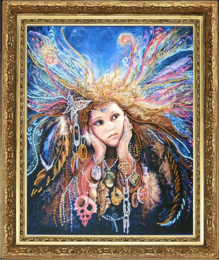 Bead Embroidery Kit Bird Fairy DIY