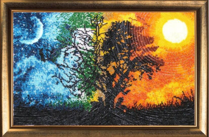 Full Bead Embroidery Kit Day and night DIY