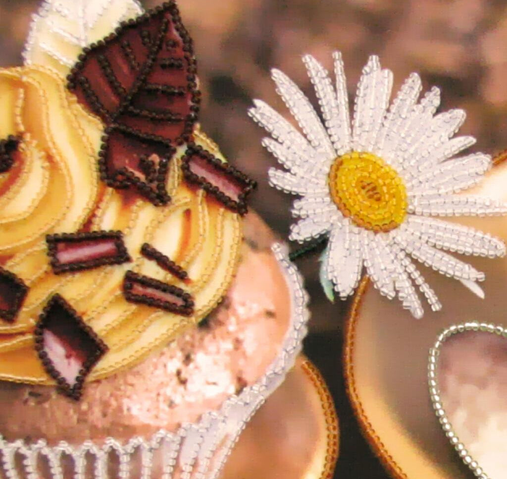 Bead Embroidery Kit "Morning Coffee" DIY