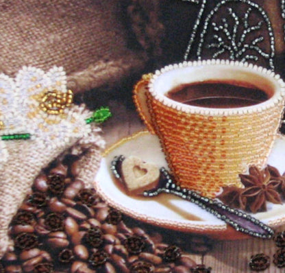 Bead Embroidery Kit "Turkish Coffee" DIY