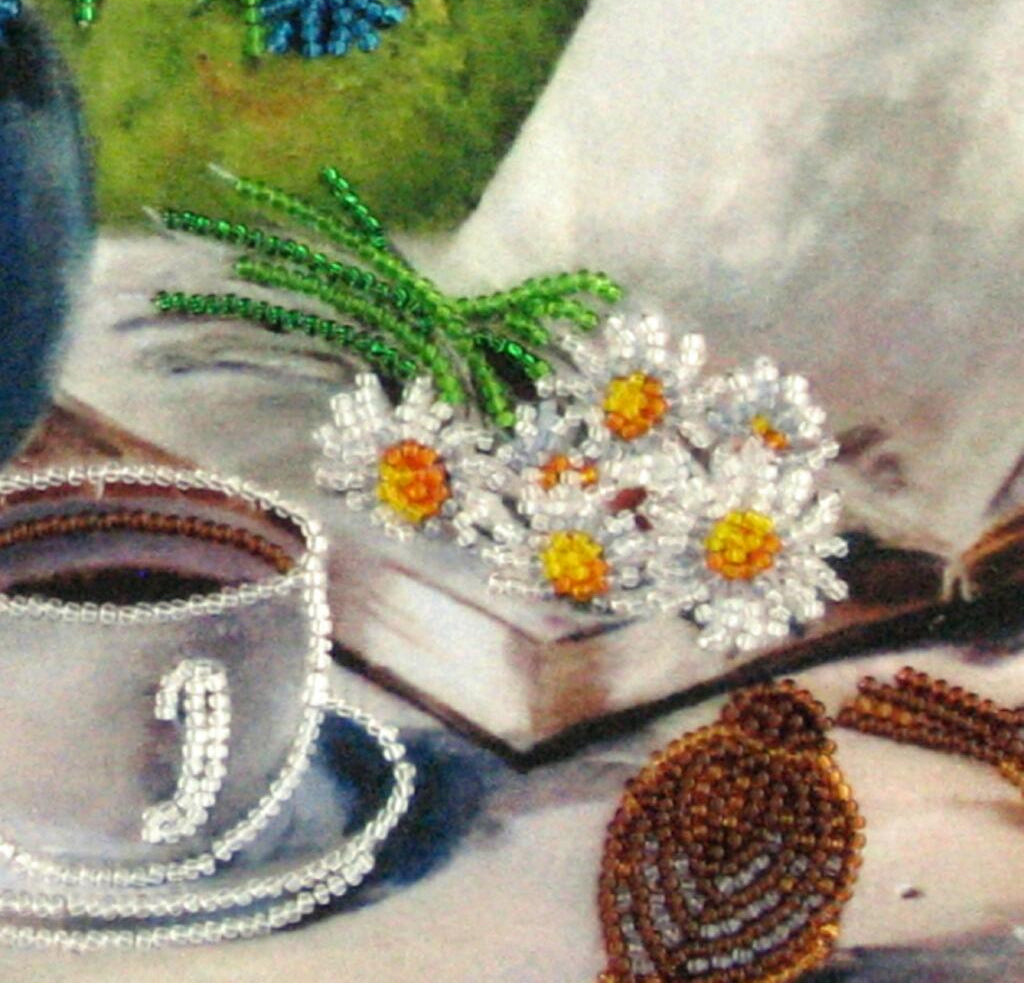 Bead Embroidery Kit "Daisy Mood" DIY