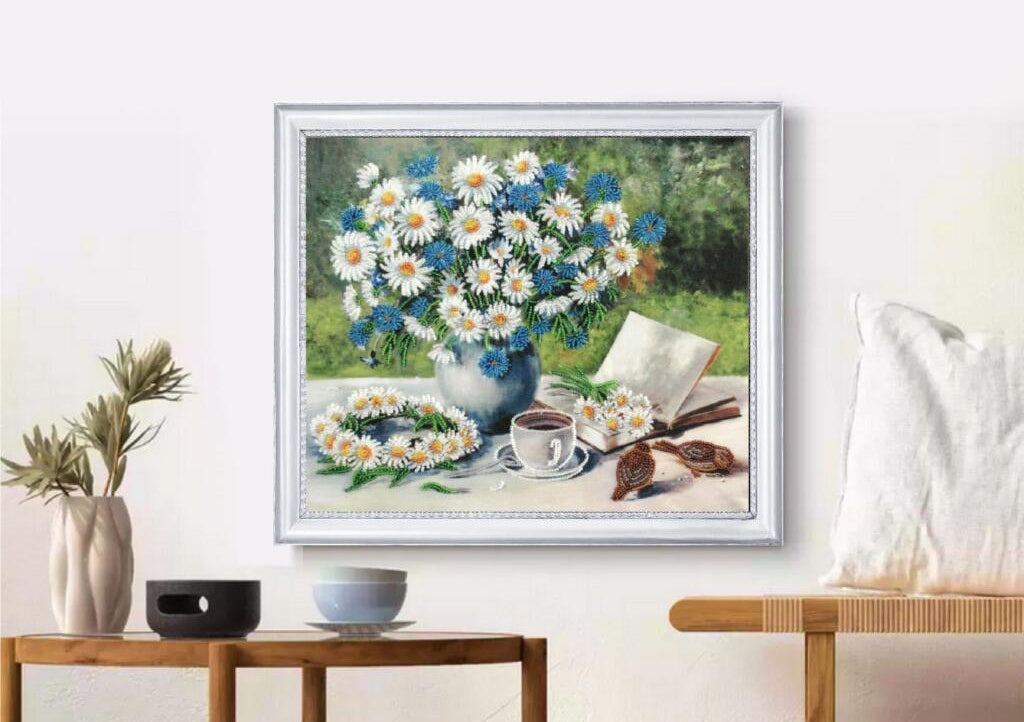 Bead Embroidery Kit "Daisy Mood" DIY