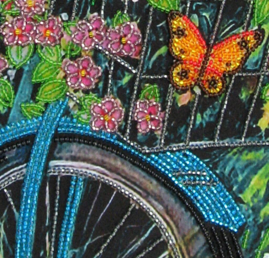 Bead Embroidery Kit Summer Flowers DIY