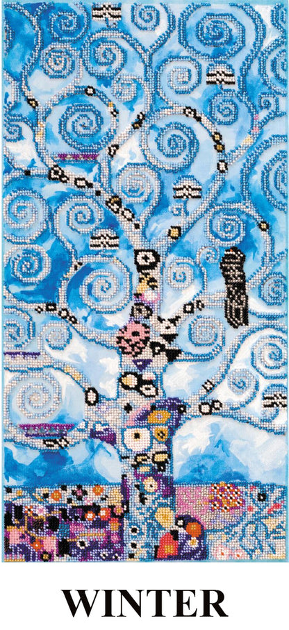 Bead Embroidery Kit The tree of life DIY Abris Art