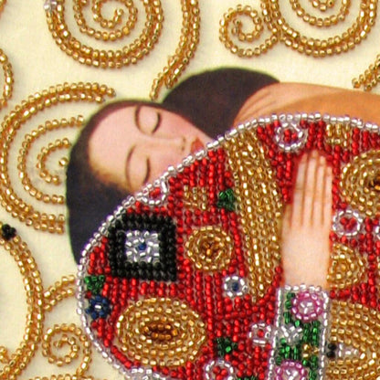 Bead embroidery kit Accomplishment Klimt DIY