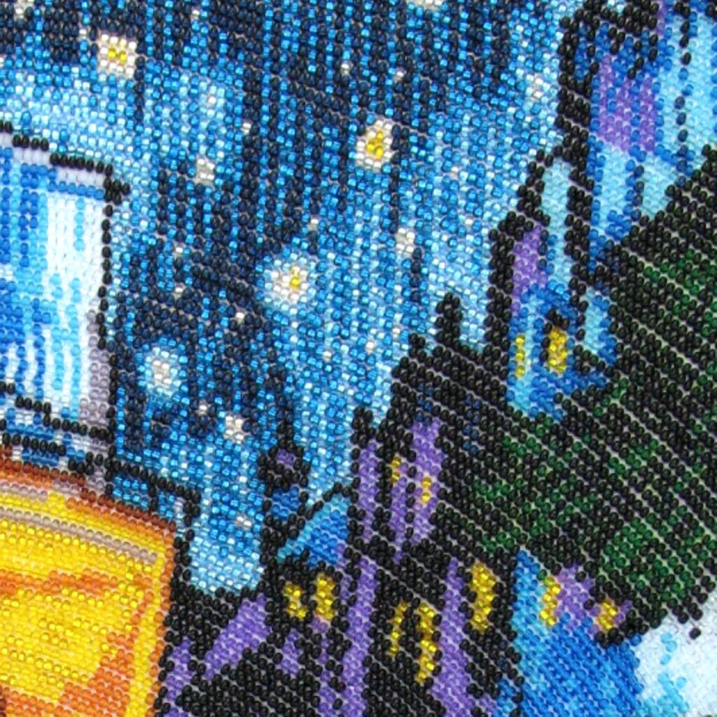 Kit de broderie de perles Café de nuit DIY