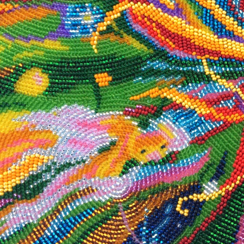 Full Bead Embroidery Kit Flower DIY