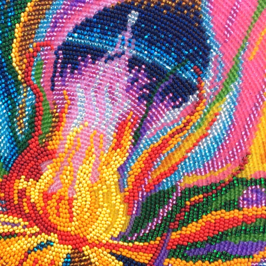 Full Bead Embroidery Kit Flower DIY