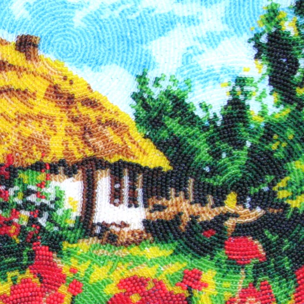 Bead embroidery kit "Native Land" DIY