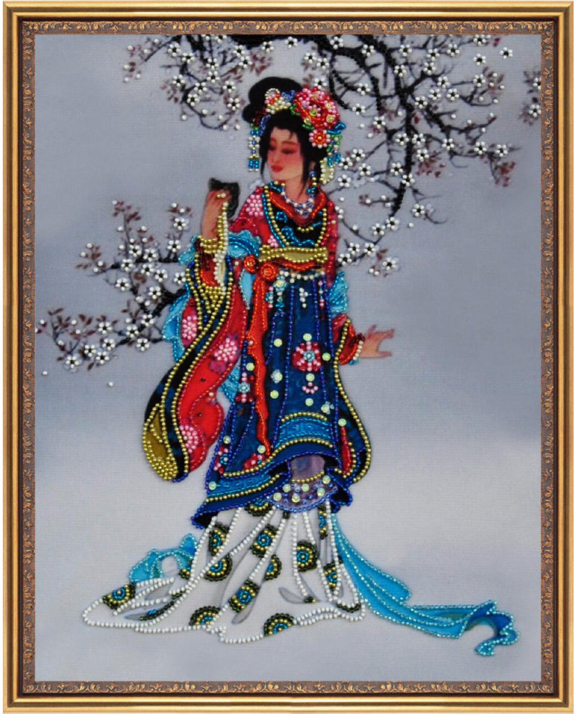 Bead Embroidery Kit Eastern beauty DIY