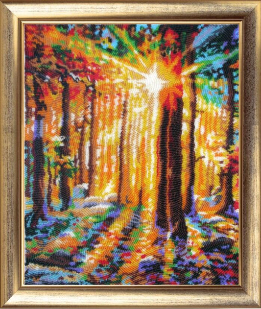 Kit de broderie de perles Rayons de soleil DIY