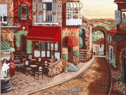 Counted Cross Stitch Kit Street DIY Alisena
