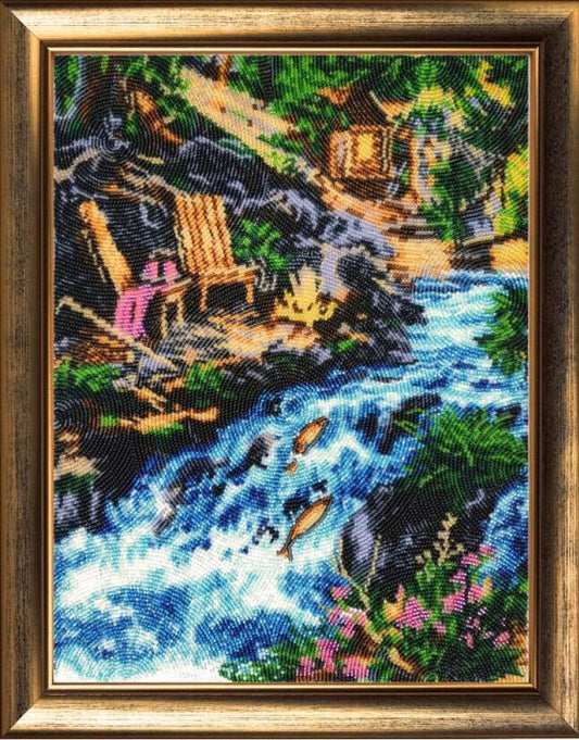 Kit complet de broderie de perles Contre le courant DIY