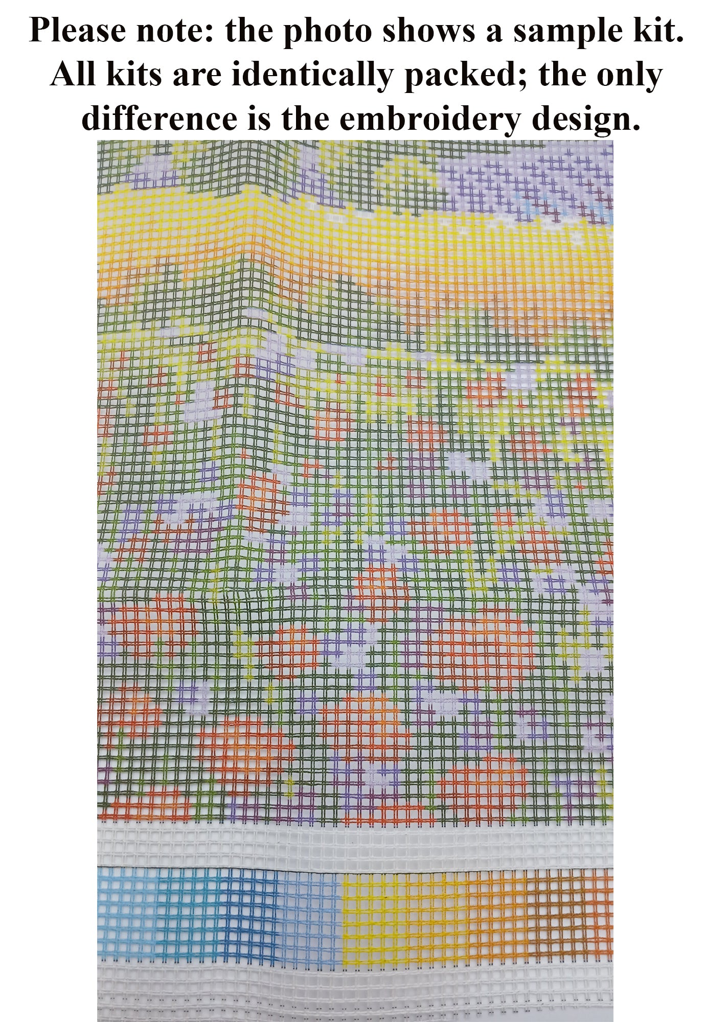 Tapestry Pillow Cover DIY kit "Bright ornament" Needlepoint kit Printed canvas