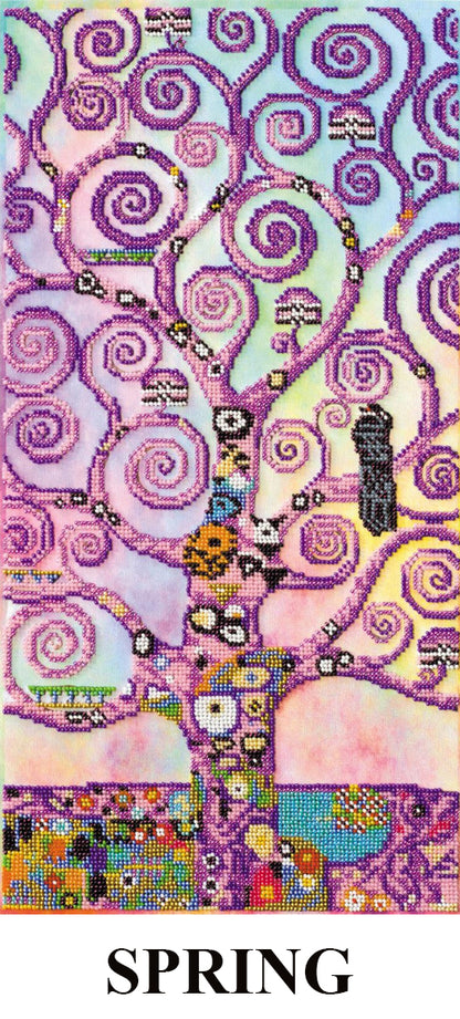 Bead Embroidery Kit The tree of life DIY Abris Art