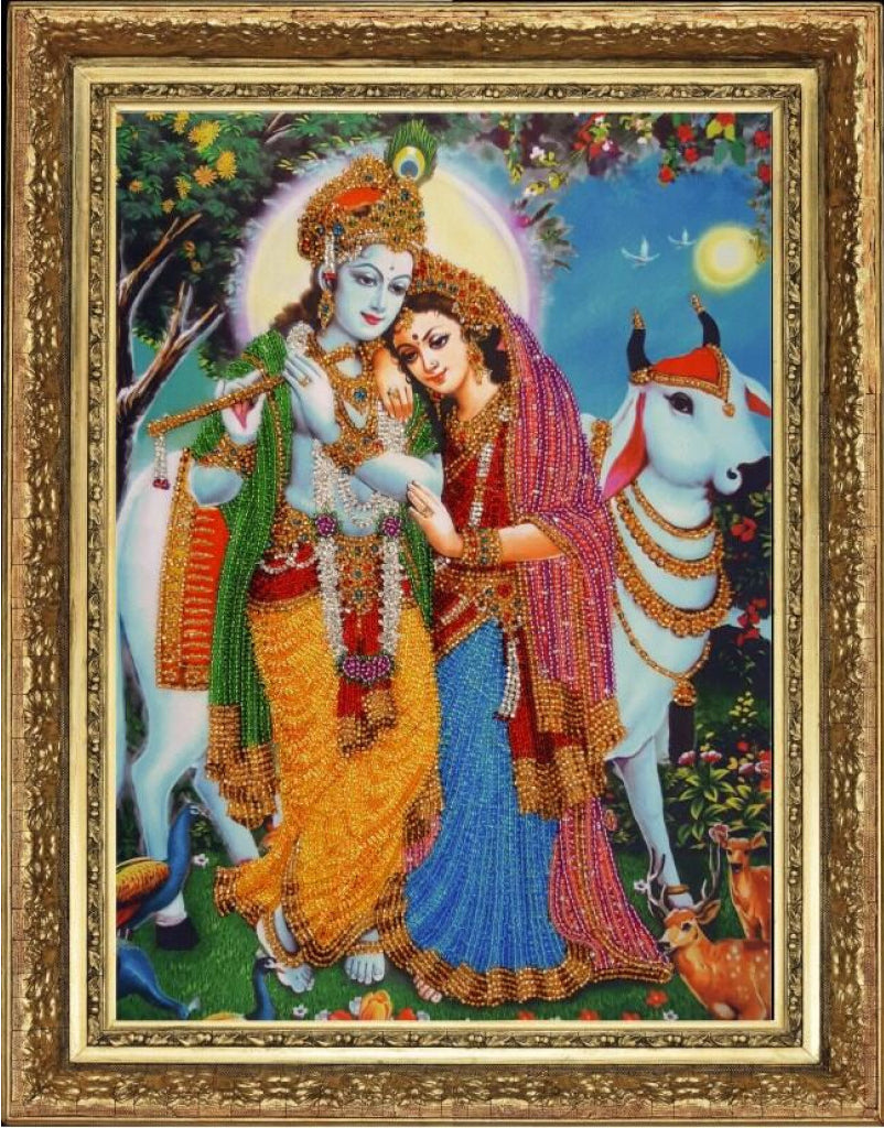 Bead embroidery kit Krishna DIY